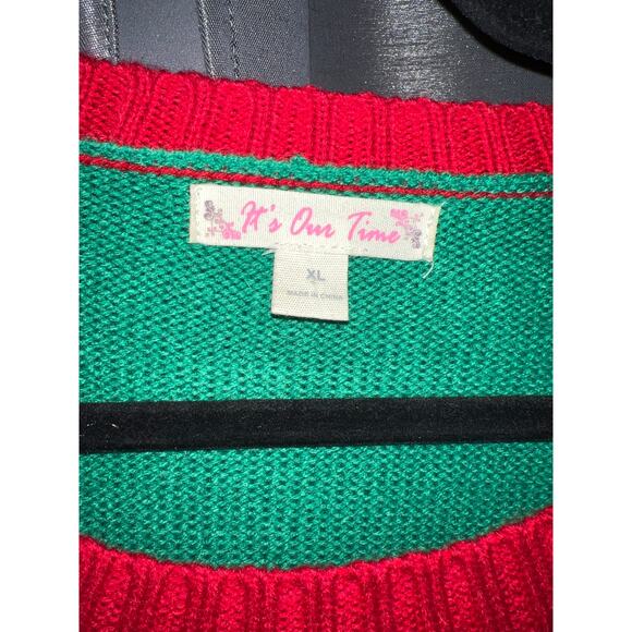 Ugly Christmas Sweater Size XL Pug Dog - Picture 2 of 3